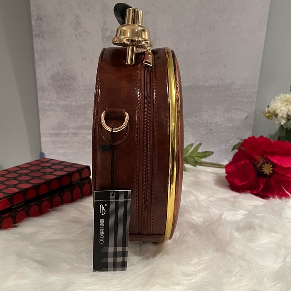 NEW Steampunk Working Clock Shoulder Bag Satchel Tote Wearable Art NWT - Picture 11 of 15